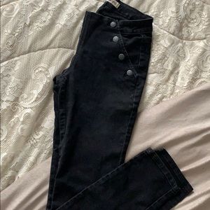Black sailor pants